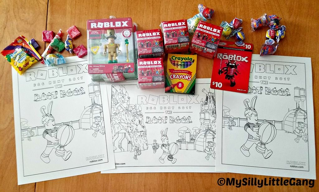 Roblox Themed Easter Basket Unboxing & Playing Egg Hunt 2017 My Silly